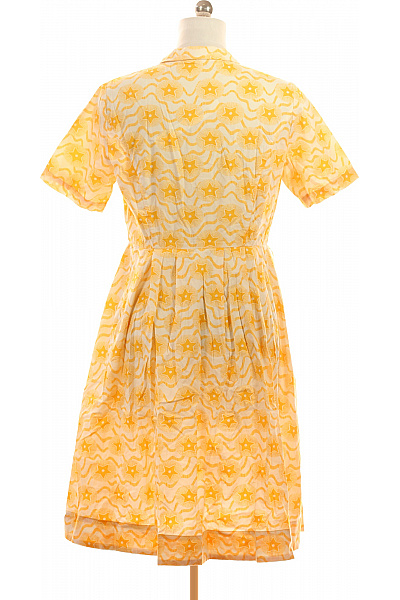 BODEN Dámské šaty košilové letní žluté hvězdy bavlna Vel. DE 38 | BODEN | obrázek 3