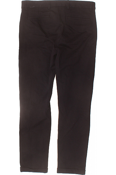 MADE IN ITALY Pánské kalhoty černé volnočasové rovné chinos Vel. 50 | MADE IN ITALY | obrázek 2