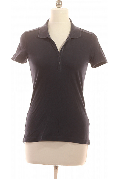 s.OLIVER Dámské polo tričko s krátkým rukávem jednobarevné basic Vel. DE 38 | s.OLIVER | obrázek 2