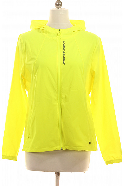 UNDER ARMOUR Dámská žlutá větrová bunda s kapucí na běhání Vel. XL | UNDER ARMOUR | obrázek 2