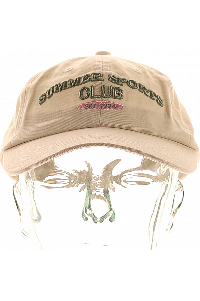 Béžová Kšiltovka S Nápisem Summer Sports Club Set 1994