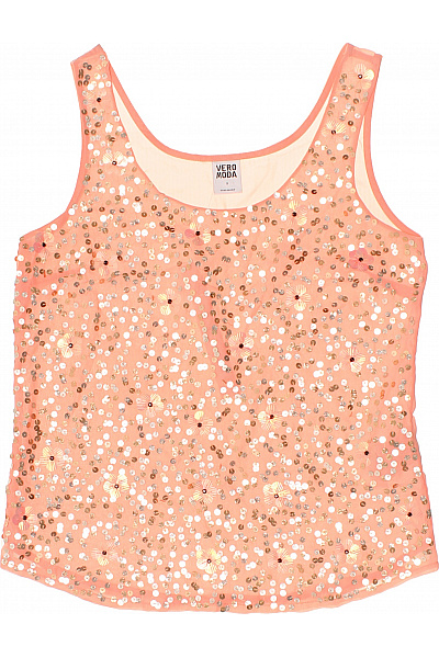 VERO MODA dámské tílko s flitry a květy Vel. EU S | VERO MODA | obrázek 2