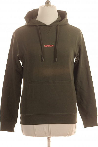 ECOALF Pánská Mikina S Kapucí A Klokaní Kapsou Zelená Vel. M