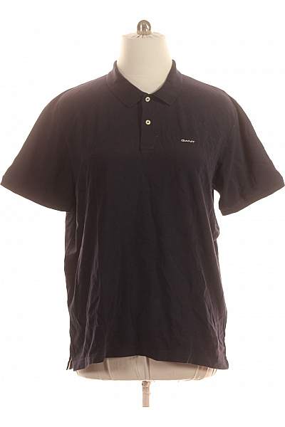 GANT Pánské Tričko Polo S Krátkým Rukávem Bavlněné Jednobarevné Velikost 4XL