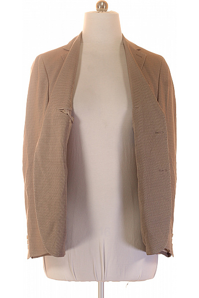 DANIEL HECHTER Pánské sako elegantní béžové vzorované business Vel. 52 | DANIEL HECHTER | obrázek 4