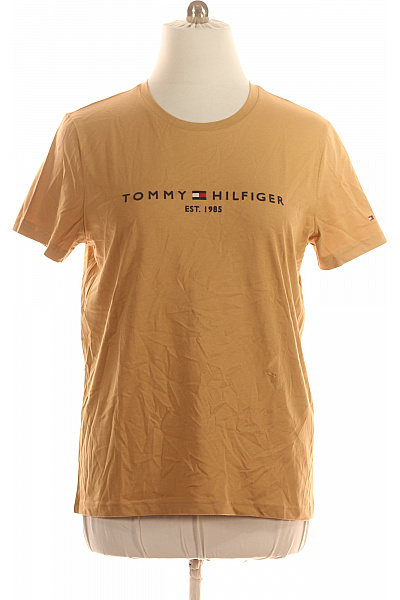TOMMY HILFIGER Pánské Tričko S Krátkým Rukávem A Potiskem Velikost Xl