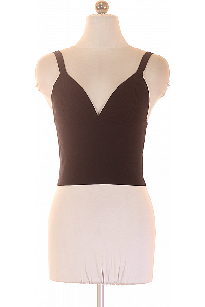 ZARA dámské černé tílko bez rukávů crop top Velikost S | ZARA | obrázek 2