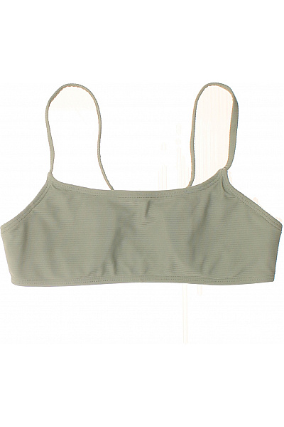 PROTEST Dámské Plavky žebrované Crop Top Zelené Velikost EU S