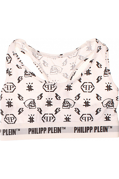 PHILLIP PLEIN sportovní podprsenka s potiskem lebek a blesků Vel. M | PHILLIP PLEIN | obrázek 2