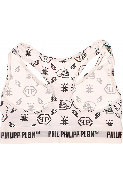 PHILLIP PLEIN sportovní podprsenka s potiskem lebek a blesků Vel. M | PHILLIP PLEIN | obrázek 3