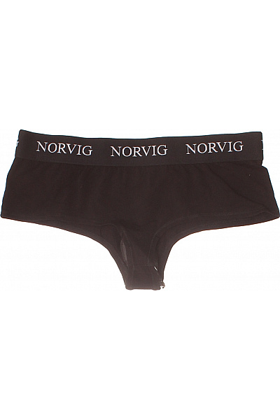 NORVIG Dámské Bavlněné Kalhotky černé Velikost S