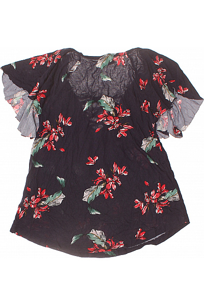 gina tricot Dámské tričko s krátkým rukávem a květinovým vzorem Vel. XS | gina tricot | obrázek 3