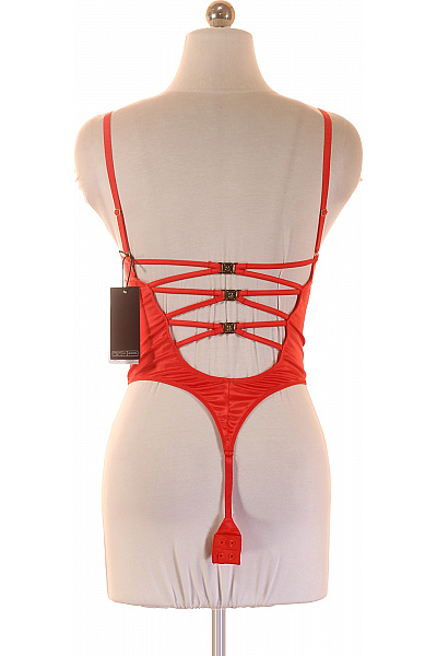 Guess dámské červené krajkové saténové body Velikost xs | Guess | obrázek 2