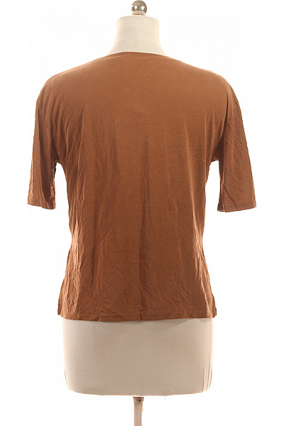 New look Dámské tričko s krátkým rukávem hnědé basic Velikost EU M | New look | obrázek 3