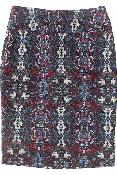 Dámská vzorovaná pouzdrová sukně ke kolenům s potiskem Vel. 36 | Unimoda | obrázek 2