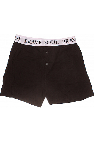 BRAVE SOUL pánské boxerky černé bavlněné Vel. L | BRAVE SOUL | obrázek 2