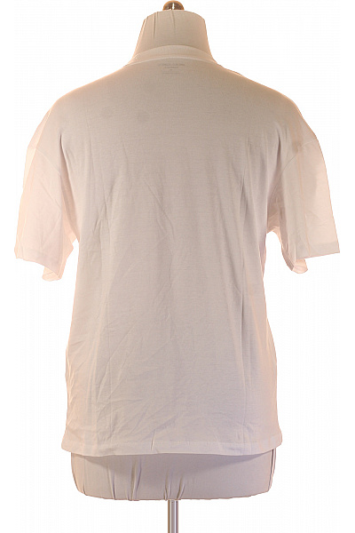 JACK & JONES Pánské tričko s krátkým rukávem bílé bavlněné basic Velikost M | JACK & JONES | obrázek 3