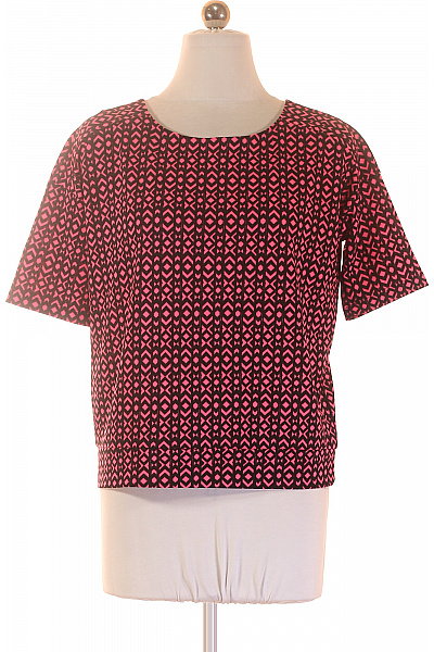 Next růžová halenka krátký rukáv vzorovaná polyester Velikost 36 | Next | obrázek 2