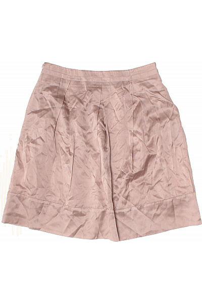 BCBGMAXAZRIA Hedvábné růžové plisované společenské midi sukně Velikost S | BCBGMAXAZRIA | obrázek 3