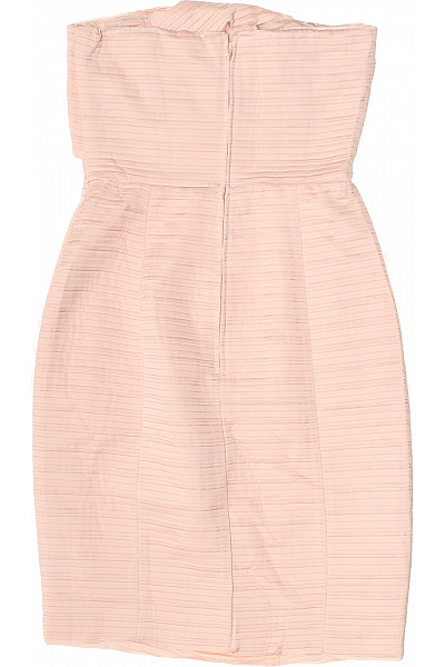MANGO Růžové šaty bez rukávů plisované elegantní koktejlové Velikost XS | MANGO | obrázek 3