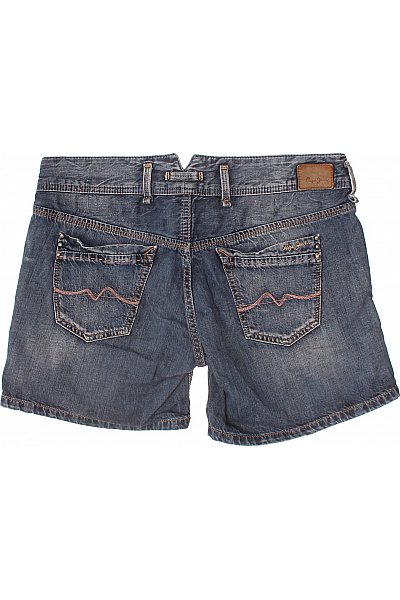 Pepe Jeans Dámské modré džínové kraťasy s kapsami Vel. 27 | Pepe Jeans | obrázek 3