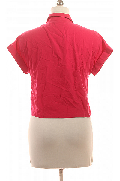 ZARA Růžová košile crop květinová krátká ležérní letní Velikost EU S | ZARA | obrázek 3