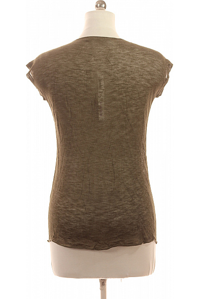ONLY dámské tričko bez rukávů s potiskem khaki Vel. EU XS | ONLY | obrázek 3
