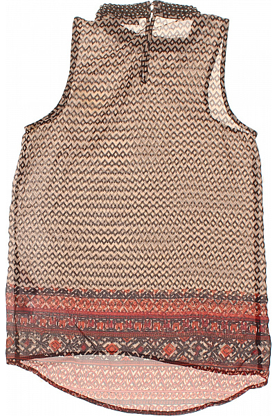 ONLY Dámská halenka bez rukávů vzorovaná s kamínky boho Vel. 36 | ONLY | obrázek 2