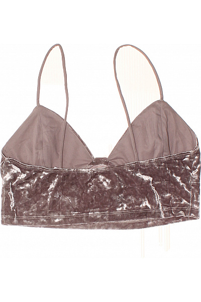 ZARA Dámské tričko bez rukávů crop top sametové Velikost XS | ZARA | obrázek 3