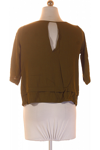 River Island Dámská halenka krátký rukáv khaki volná Velikost 36 | River Island | obrázek 3