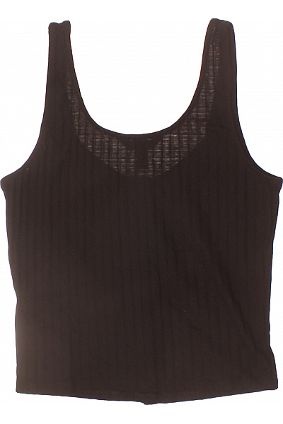 New look černé dámské tílko bez rukávů crop top basic Vel. 42 | New look | obrázek 3
