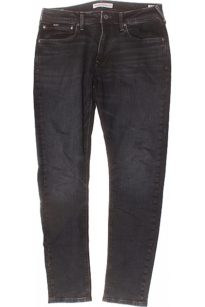 Pepe Jeans Pánské Džíny Strečové úzké Tmavě šedé Vel. 33/34