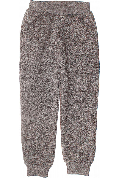 Dětské chlapecké tepláky šedé melírované polyesterové Vel. 6 | Unimoda | obrázek 2