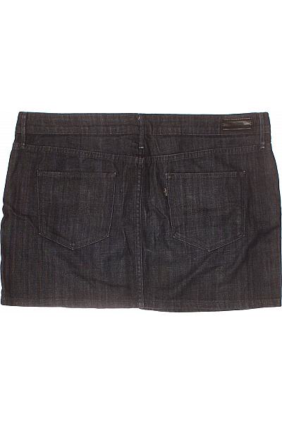 LEVIS dámská džínová mini sukně s kapsami černá Velikost 12/W31 | LEVIS | obrázek 3