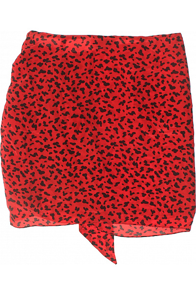 The Kooples Dámská červená zavinovací mini sukně s leopardím potiskem Vel. 2 | The Kooples | obrázek 3