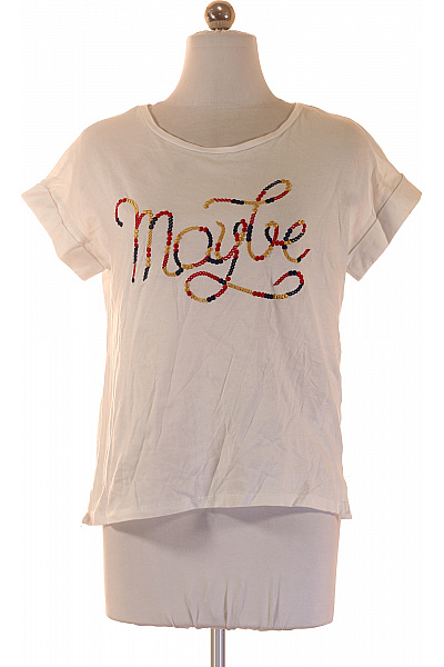 SPRINGFIELD Dámské tričko s krátkým rukávem a nápisem Vel. S | SPRINGFIELD | obrázek 2