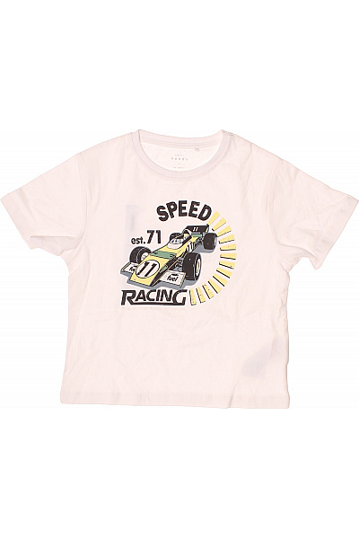 Name It dětské tričko s potiskem závodního auta a nápisem speed racing Vel. 110 | Name It | obrázek 2