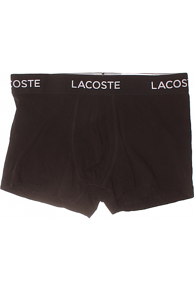 LACOSTE pánské bavlněné boxerky černé | LACOSTE | obrázek 2