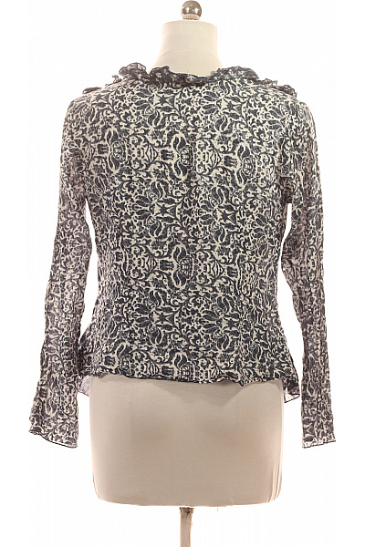 Heine Dámská bavlněná košile s dlouhým rukávem a volánky vzorovaná Velikost EU 40 | Heine | obrázek 3