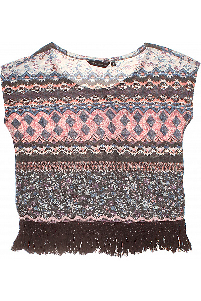 New look Dámské tričko s krátkým rukávem a květinovým vzorem Vel. 8 | New look | obrázek 2