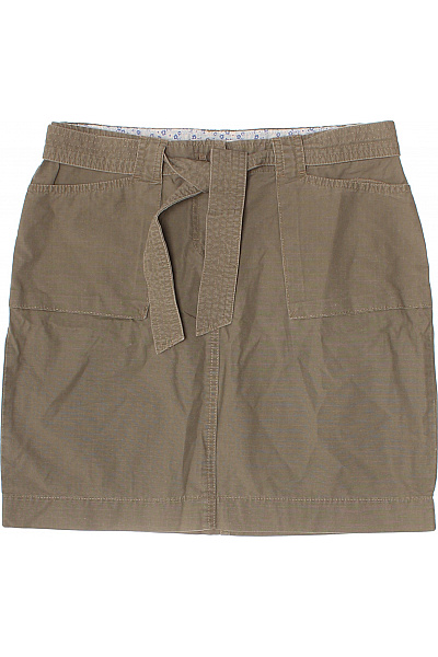 TOMMY HILFIGER khaki bavlněná sukně s páskem a kapsami ke kolenům Vel. 4 | TOMMY HILFIGER | obrázek 2
