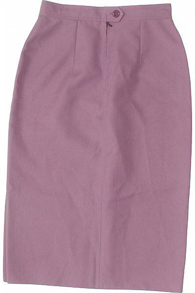 dámská pouzdrová sukně růžová ke kolenům elegantní polyesterová Velikost 36 | Unimoda | obrázek 3