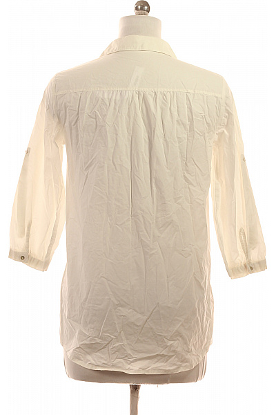 ZARA dámská bílá košile s krátkým rukávem ležérní Velikost M | ZARA | obrázek 2