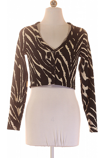 Monki Dámské tričko s dlouhým rukávem a potiskem zebra Vel. xs | Monki | obrázek 2