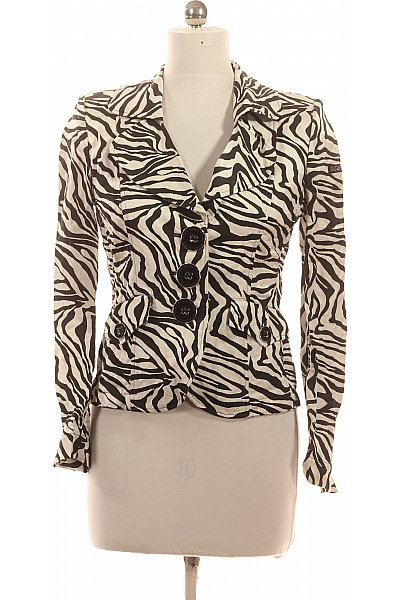 AIRFIELD Dámské sako zebra vzorované elegantní vypasované Velikost 38 | AIRFIELD | obrázek 2