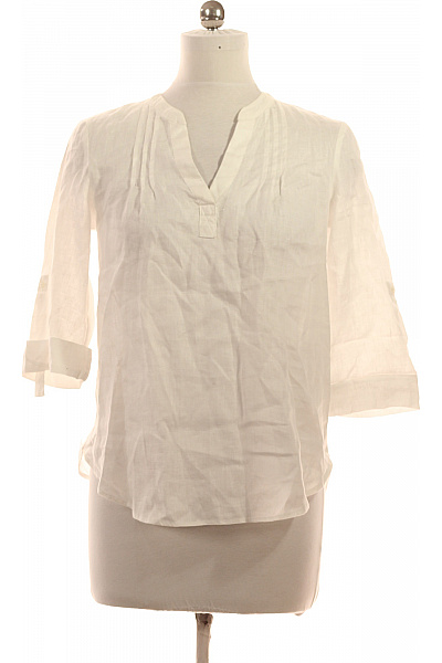 s.OLIVER Dámská lněná halenka s 3/4 rukávem a výstřihem do V Vel. EU 36 | s.OLIVER | obrázek 2