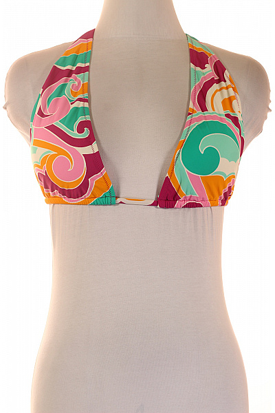 barevné retro trojúhelníkové za krk bikiny vrch plavek Velikost EU 44 | Unimoda | obrázek 2