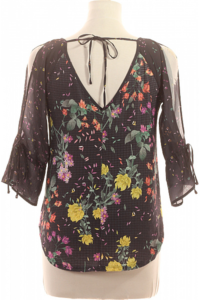 Next Dámská halenka s krátkým rukávem a květinovým potiskem Velikost 40 | Next | obrázek 3