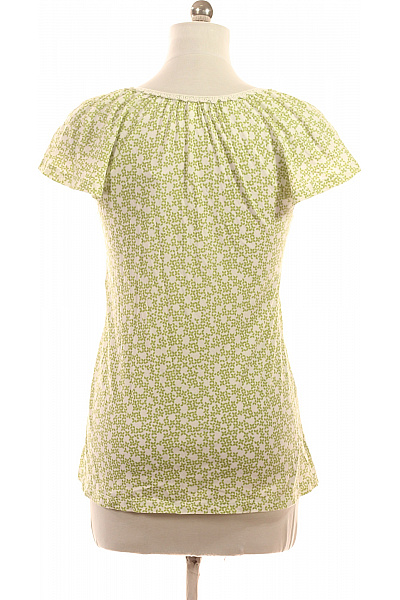 Marks & Spencer Dámské tričko s krátkým rukávem a květinovým vzorem zelené Velikost UK 12 | Marks & Spencer | obrázek 3