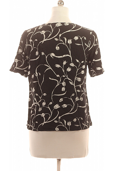 SELECTED Dámská halenka s krátkým rukávem a potiskem květinové vzorované Vel. 38 | SELECTED | obrázek 3